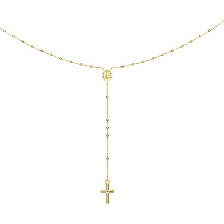 Collier chapelet 55 cm en or 18 carats