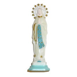 Statue lumineuse Notre Dame de Lourdes 15 cm
