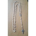 Chapelet Vierge Miraculeuse - Nacre - 42 cm