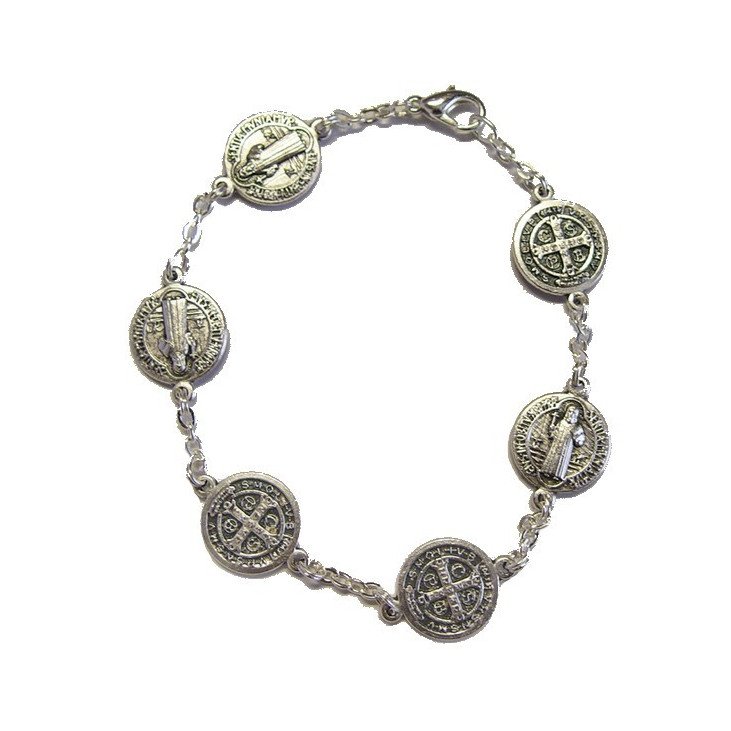 Bracelet Saint Benoit en métal