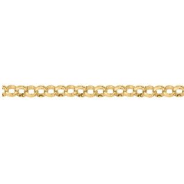 Chaine maille jaseron 60 cm en or 18 carats