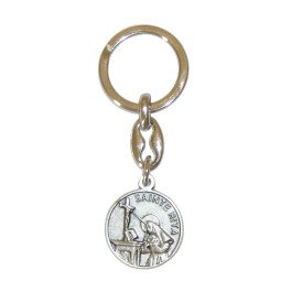 Porte-clés Sainte Rita avec prière