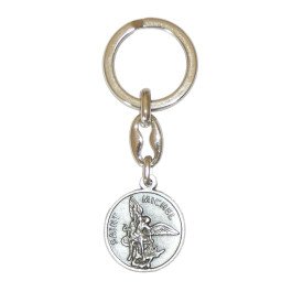 Porte-clés Saint Michel avec prière