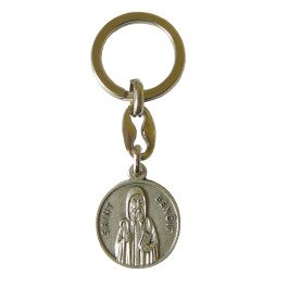 Porte-clés Saint Benoît avec prière