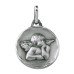 Médaille Ange ronde aux bords irréguliers - argent