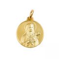 Médaille Sainte Thérèse - plaqué or