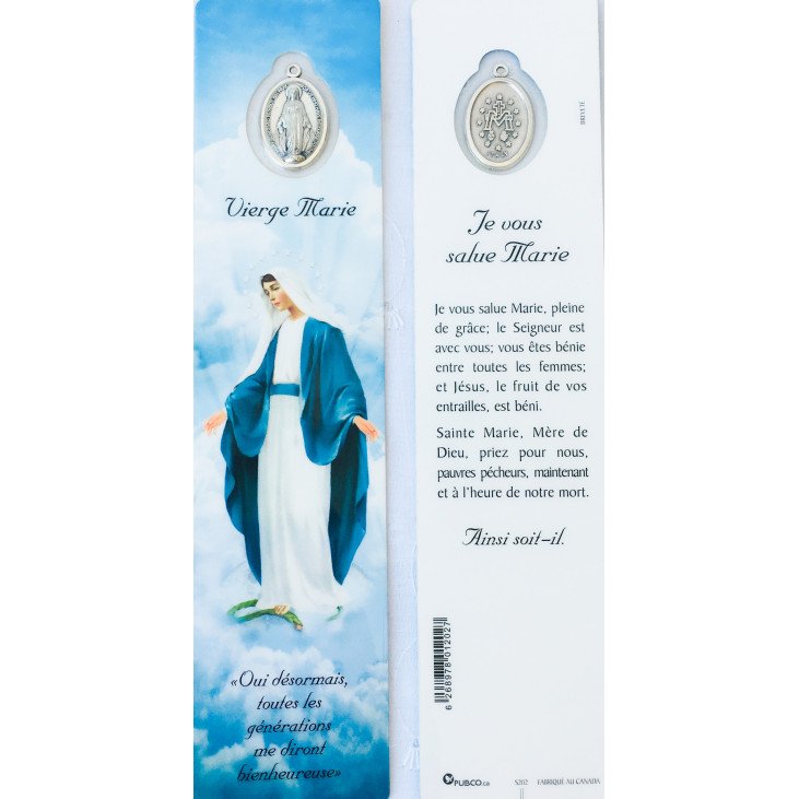 Signet Vierge Miraculeuse avec médaille