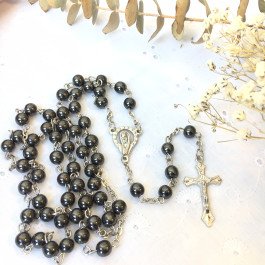 Chapelet Vierge Marie - Hématites