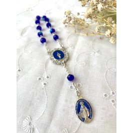 Dizainier Vierge Miraculeuse - Bleu