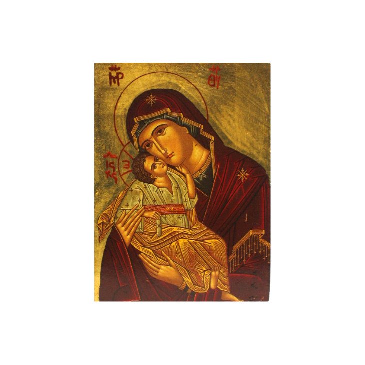 Icône plate Vierge de Tendresse