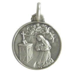 Médaille Sainte Rita - argent