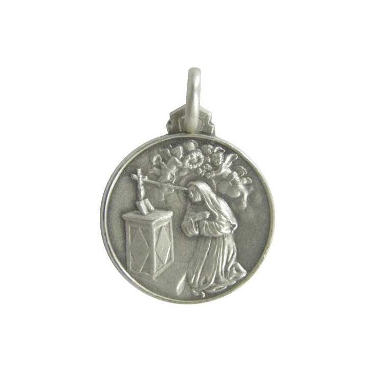 Médaille Sainte Rita - argent