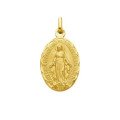 Médaille Miraculeuse festonnée en plaqué or