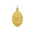 Médaille Miraculeuse festonnée en plaqué or