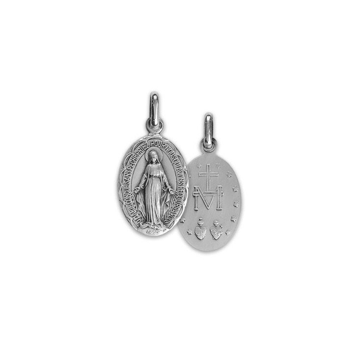 Médaille Miraculeuse festonnée - argent