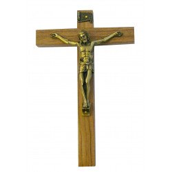 Crucifix en bois -  17 cm