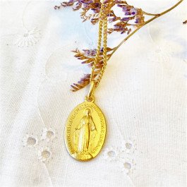 Médaille Miraculeuse - plaqué or