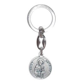 Porte-clés Saint Antoine avec prière