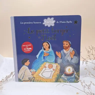 Livre Le petit berger de Noël - Flip-flap - Maïté Roche
