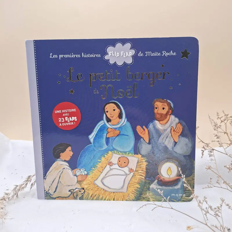 Livre Le petit berger de Noël - Flip-flap - Maïté Roche