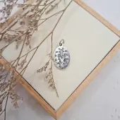 Médaille Miraculeuse festonnée 19 mm - métal argenté - 2