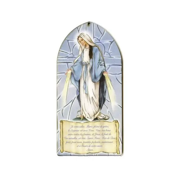 Plaque de porte Vierge Miraculeuse