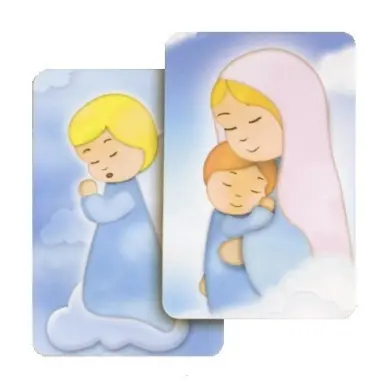Carte bidimensionnelle - Vierge à l'enfant