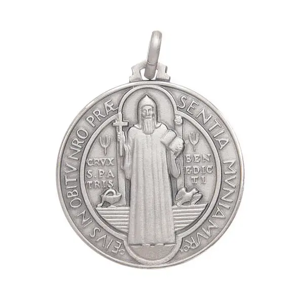 Médaille Saint Benoît - argent