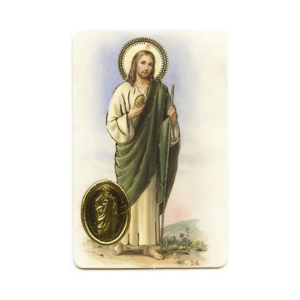 Carte de prière avec poinçon - Saint Jude