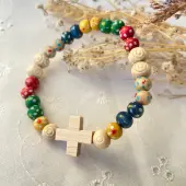 Bracelet enfant missionnaire - Bois - 1