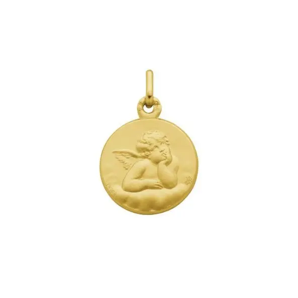 Médaille Ange - plaqué or