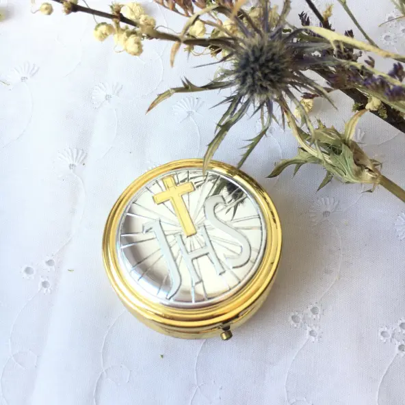 Custode - JHS croix dorée