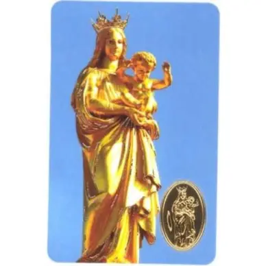 Carte de prière avec poinçon - Notre-Dame de la Garde