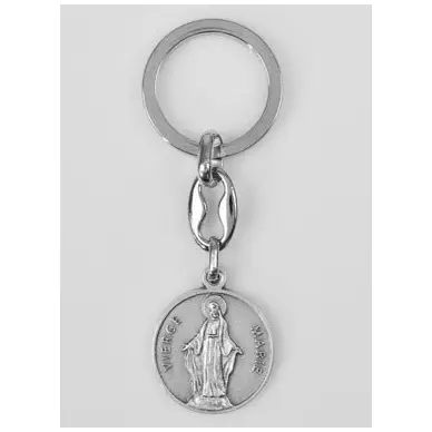 Porte-clés Vierge Marie avec prière