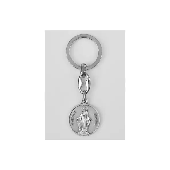 Porte-clés Vierge Marie avec prière
