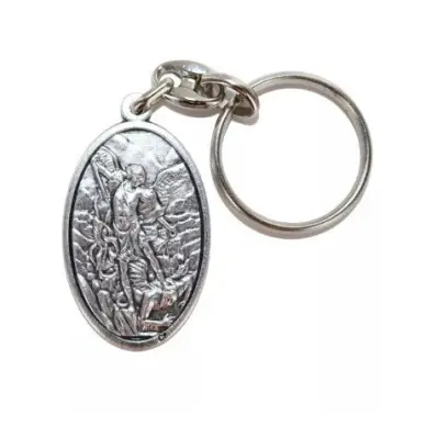 Porte-clés Saint Michel ovale