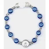 Bracelet Vierge Miraculeuse - bleu - 1