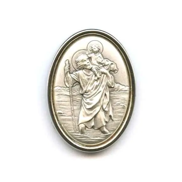 Plaque auto ovale - Saint Christophe