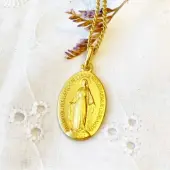 Médaille Miraculeuse - plaqué or - 1