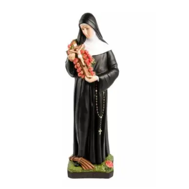 Statue de Sainte Rita 60 cm en gomme et résine