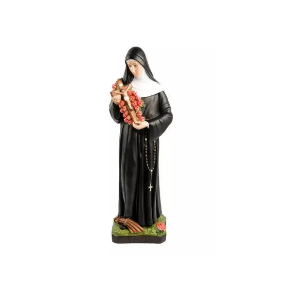 Statue de Sainte Rita 60 cm en gomme et résine