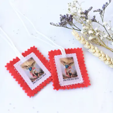 Scapulaire en tissu - Saint Michel - Petit format
