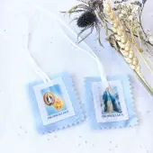 Scapulaire en tissu - Vierge Miraculeuse - Petit format - 1