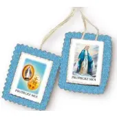 Scapulaire en tissu - Vierge Miraculeuse - Petit format - 2