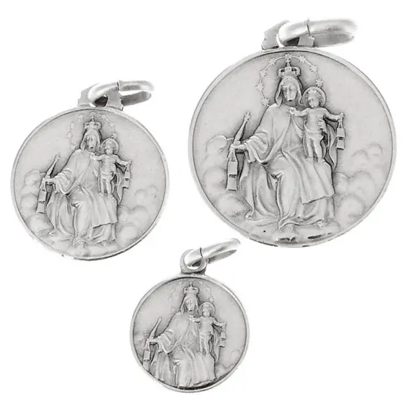 Médaille Notre-Dame du Mont Carmel en argent