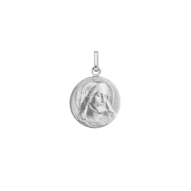 Médaille du Christ en Argent Massif - 18 mm