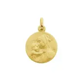 Médaille de la Vierge à l'Enfant de Botticelli 18 mm - plaqué or - 2