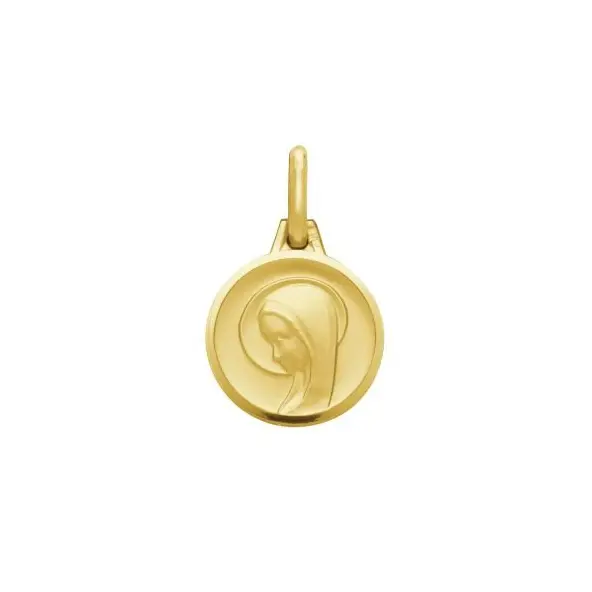 Médaille de la Vierge Marie 13 mm - plaqué or