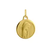 Médaille Douce Vierge Marie 17 mm en or 18 carats - 2