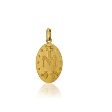 Médaille Miraculeuse festonnée - or 18 carats